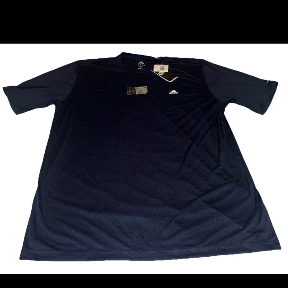 Adidas Clima Tech Tee Shirt Mens Black Athletic Performance Size 2X